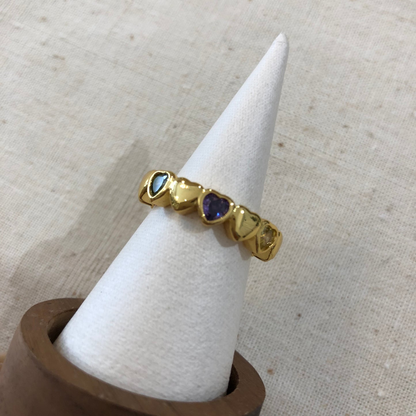 Chromatic Heartline Ring