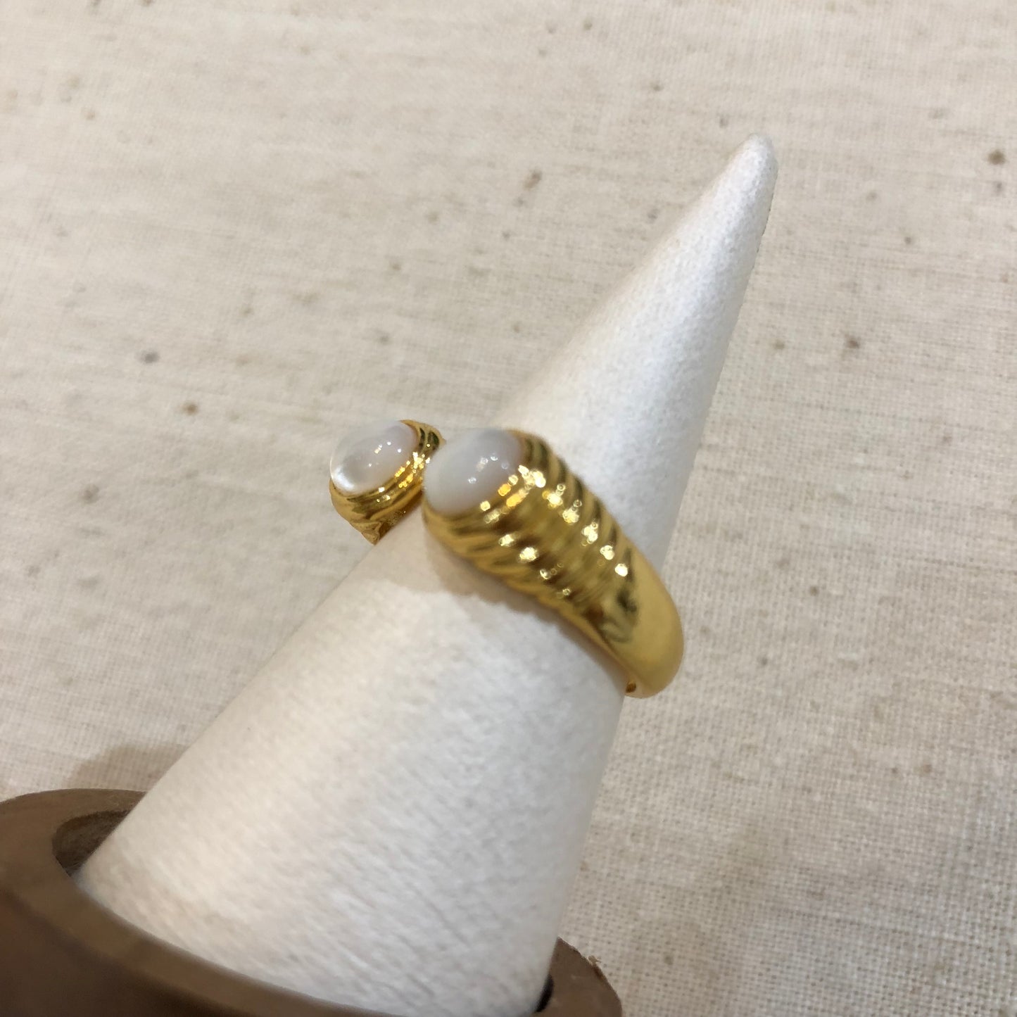 Harmony Mother-of-Pearl Open Ring