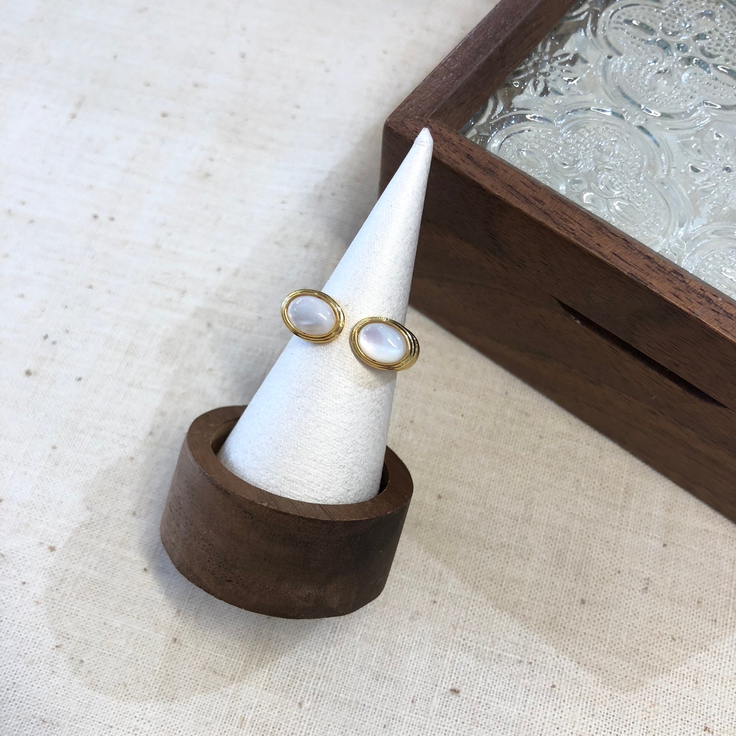 Harmony Mother-of-Pearl Open Ring