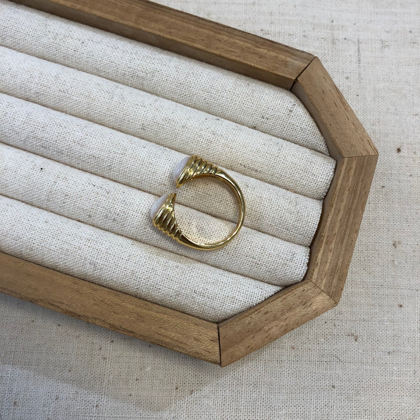 Harmony Mother-of-Pearl Open Ring