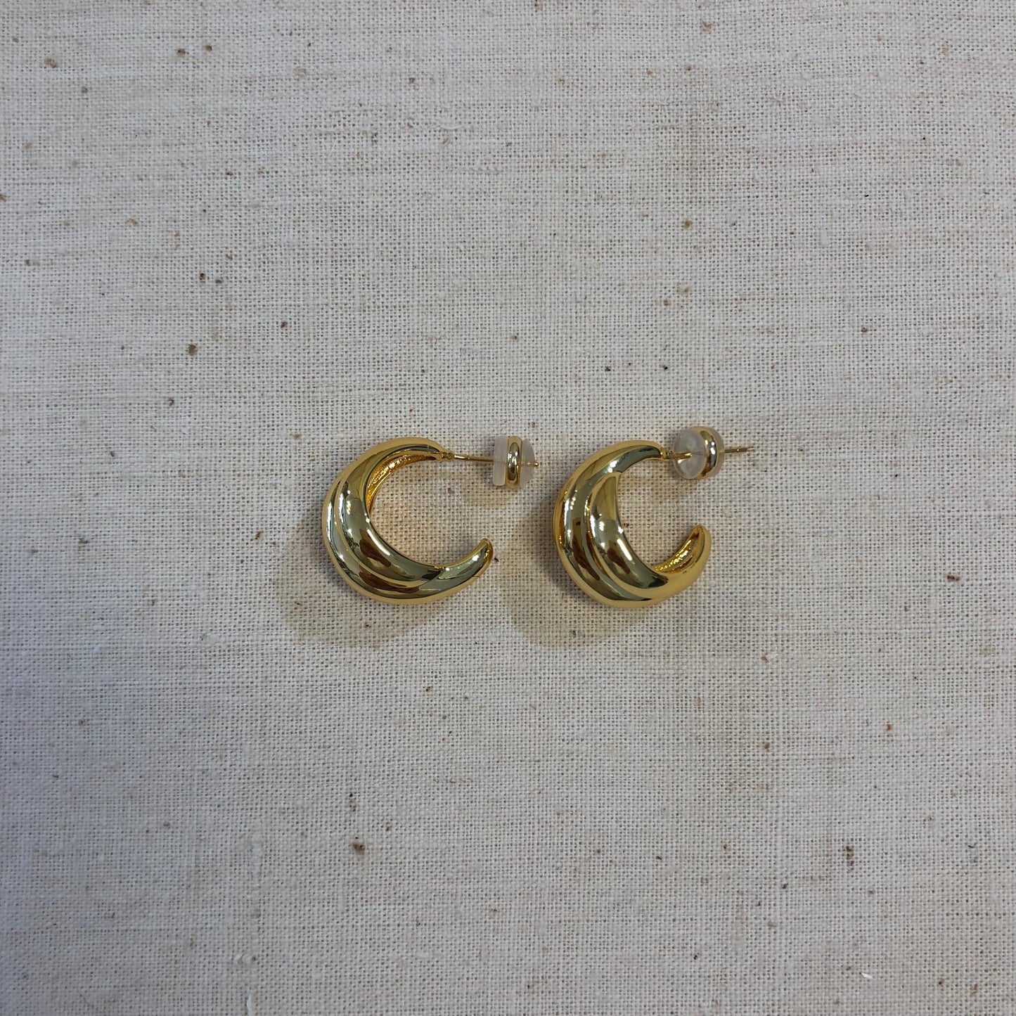 Golden Swirl Earrings