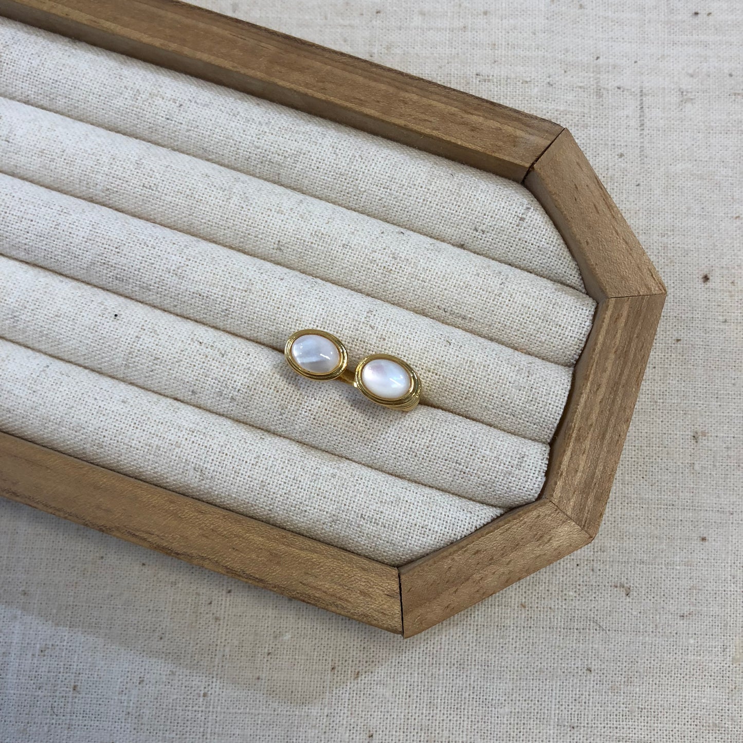 Harmony Mother-of-Pearl Open Ring