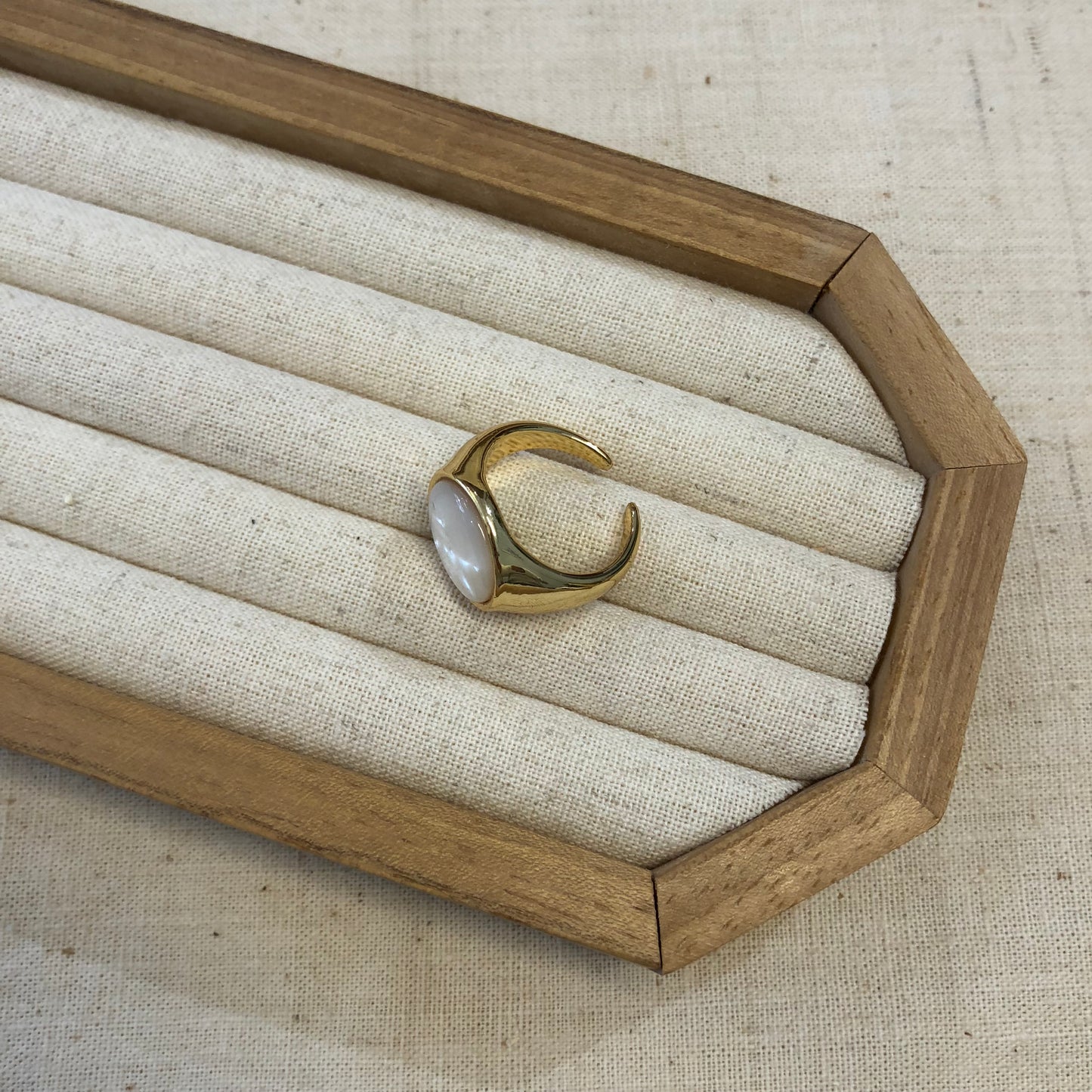 Classic Mother-of-Pearl Signet Ring