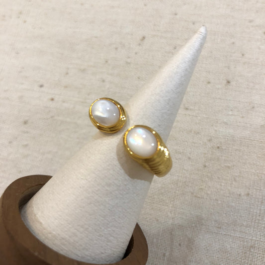 Harmony Mother-of-Pearl Open Ring